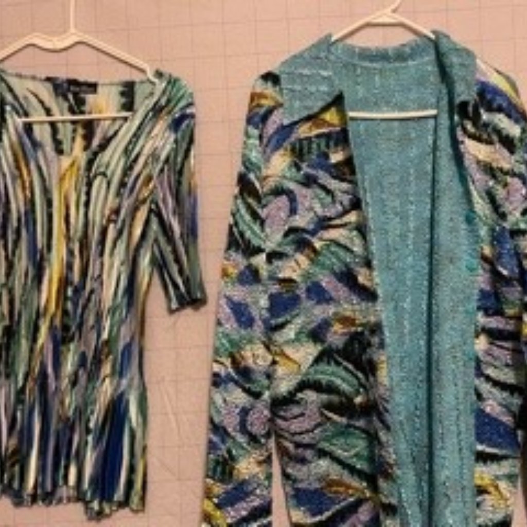 Pleated Shell And Jacket.